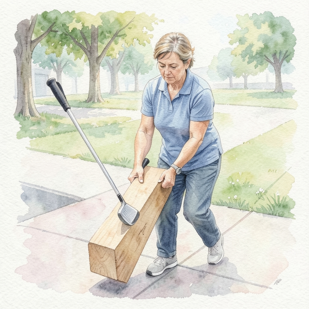 Try a woodblock drill.