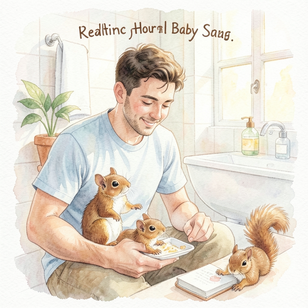 How to Handle Feed a Baby Squirrel Step by Step