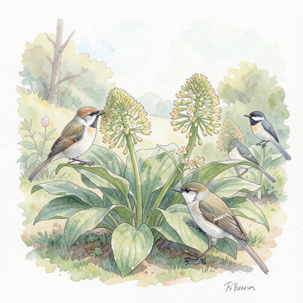 Don't remove the flowers if you want to attract birds to your garden.