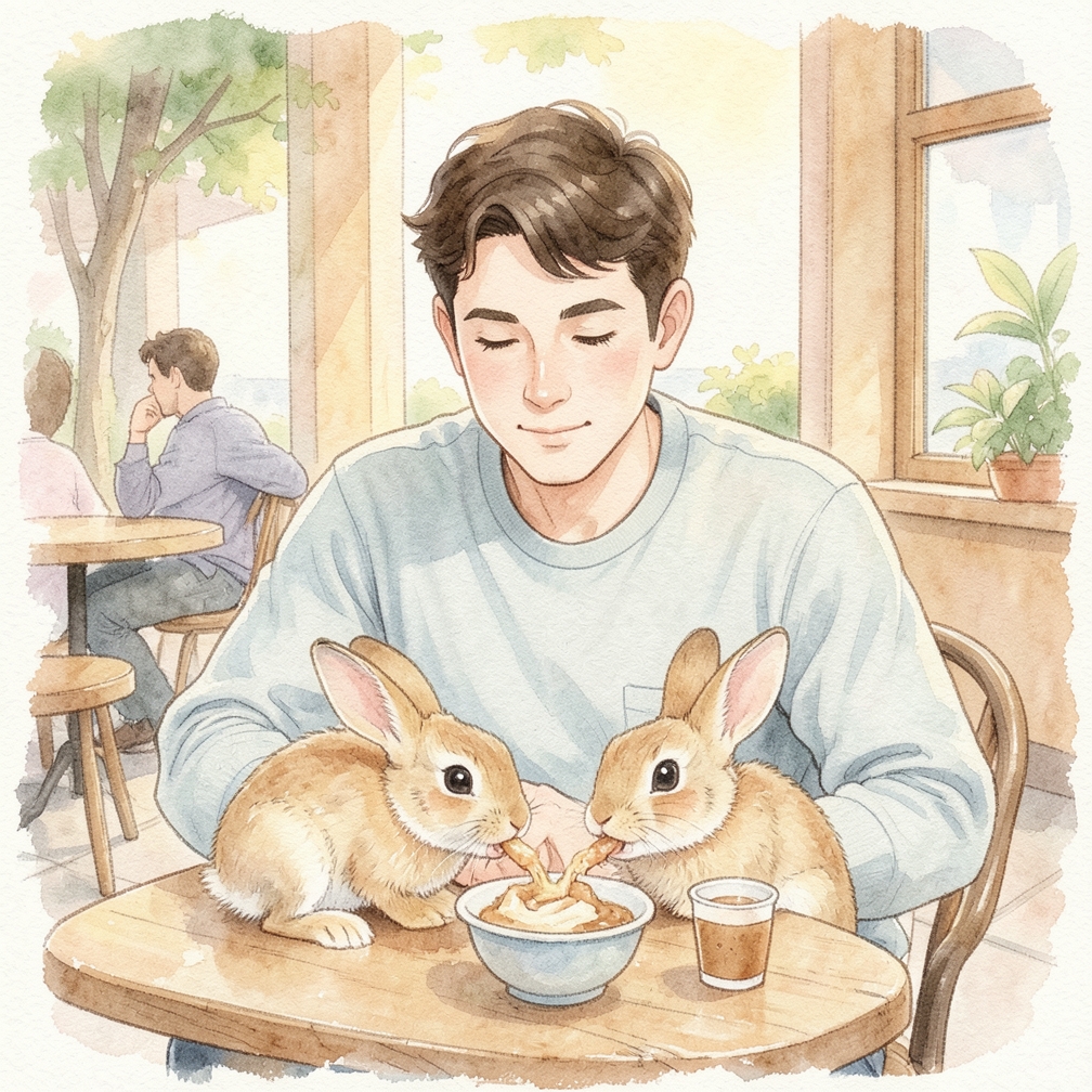 Determine what age rabbit you would like.