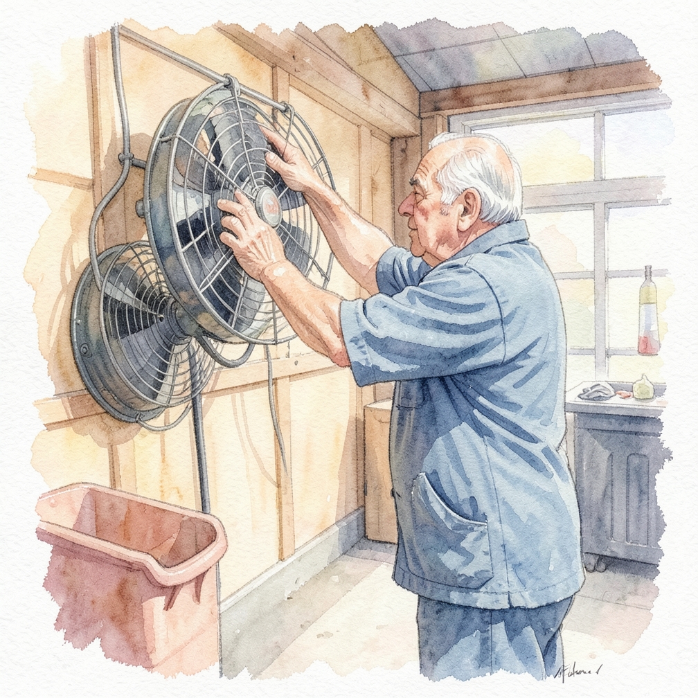 Work in a well-ventilated garage or a covered outdoor spot.