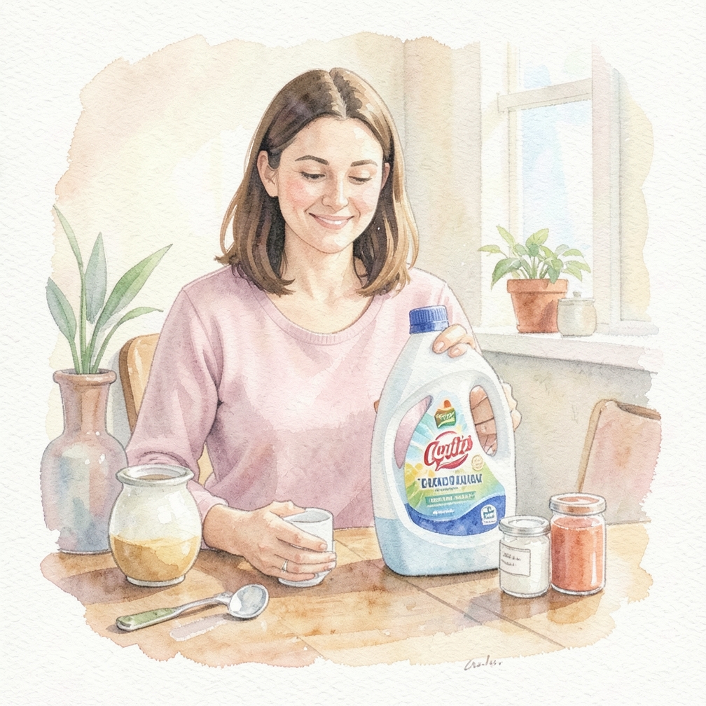 Choose a gentle detergent for washing cotton-polyester blends