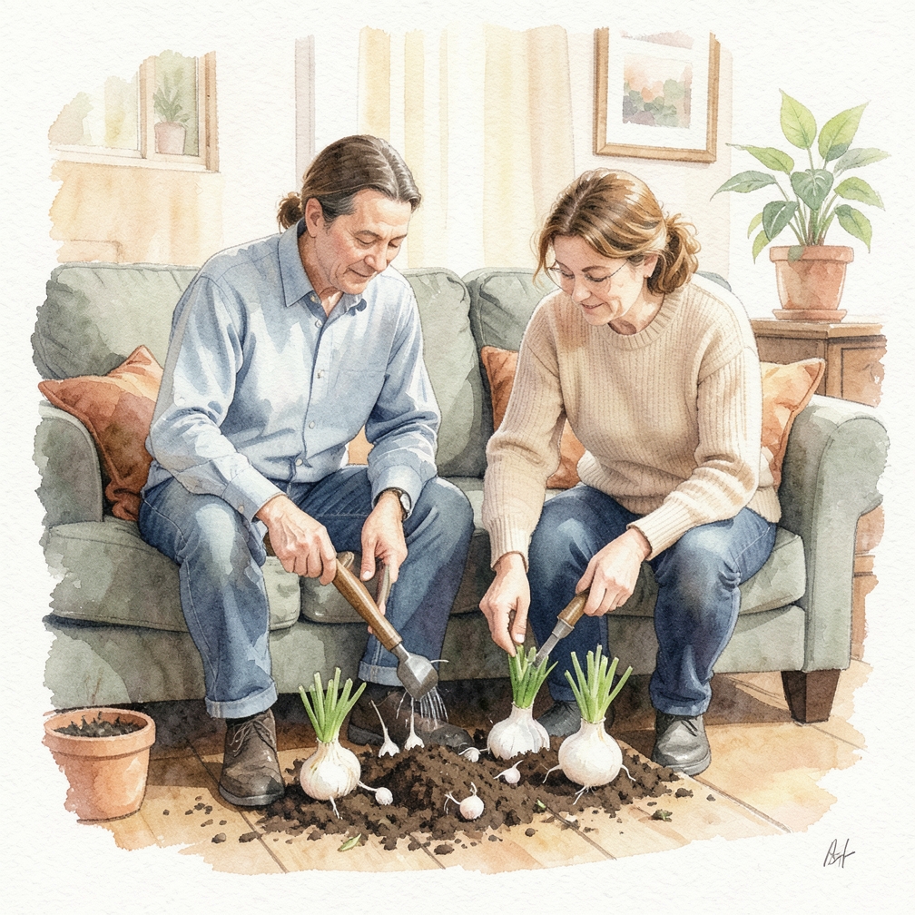 Water the soil enough to keep it moist but not saturated.