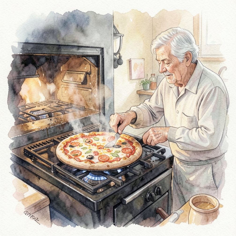 How to Handle Cook Pizza in a Gas Oven Step by Step