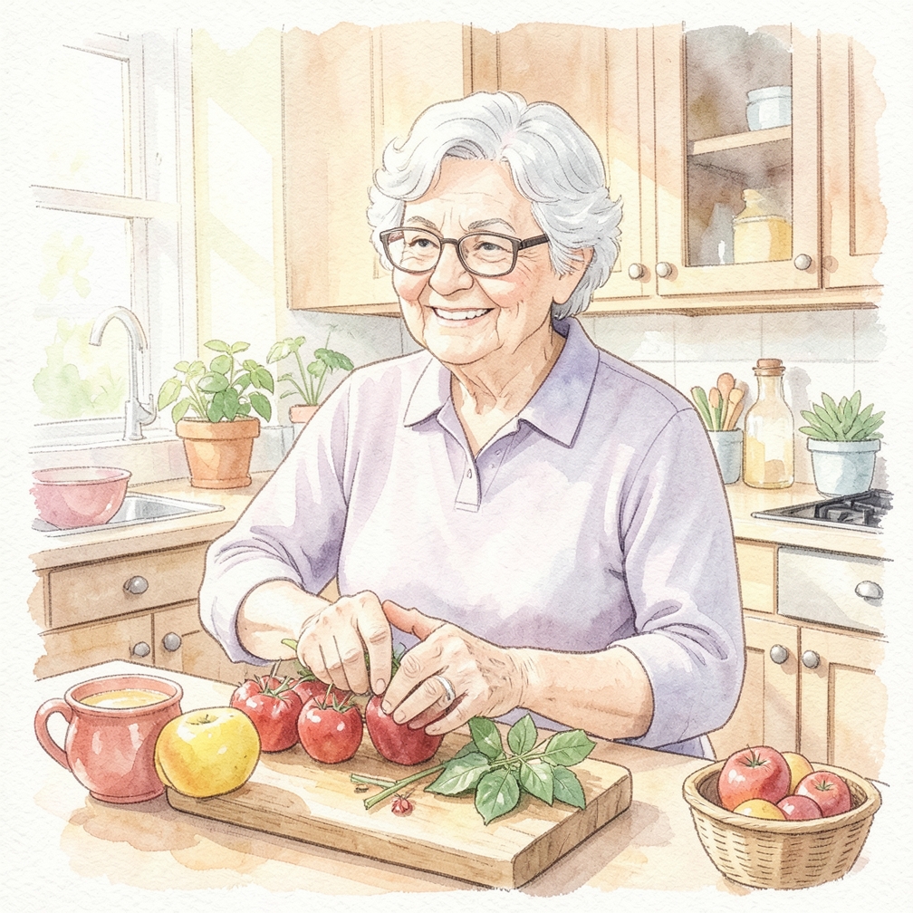 Help her find relaxing and positive activities.