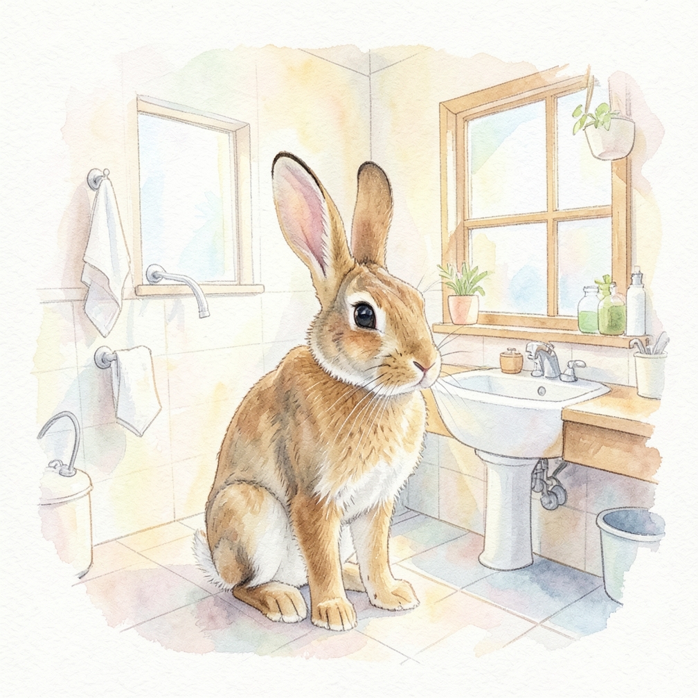 Palpate your rabbit.