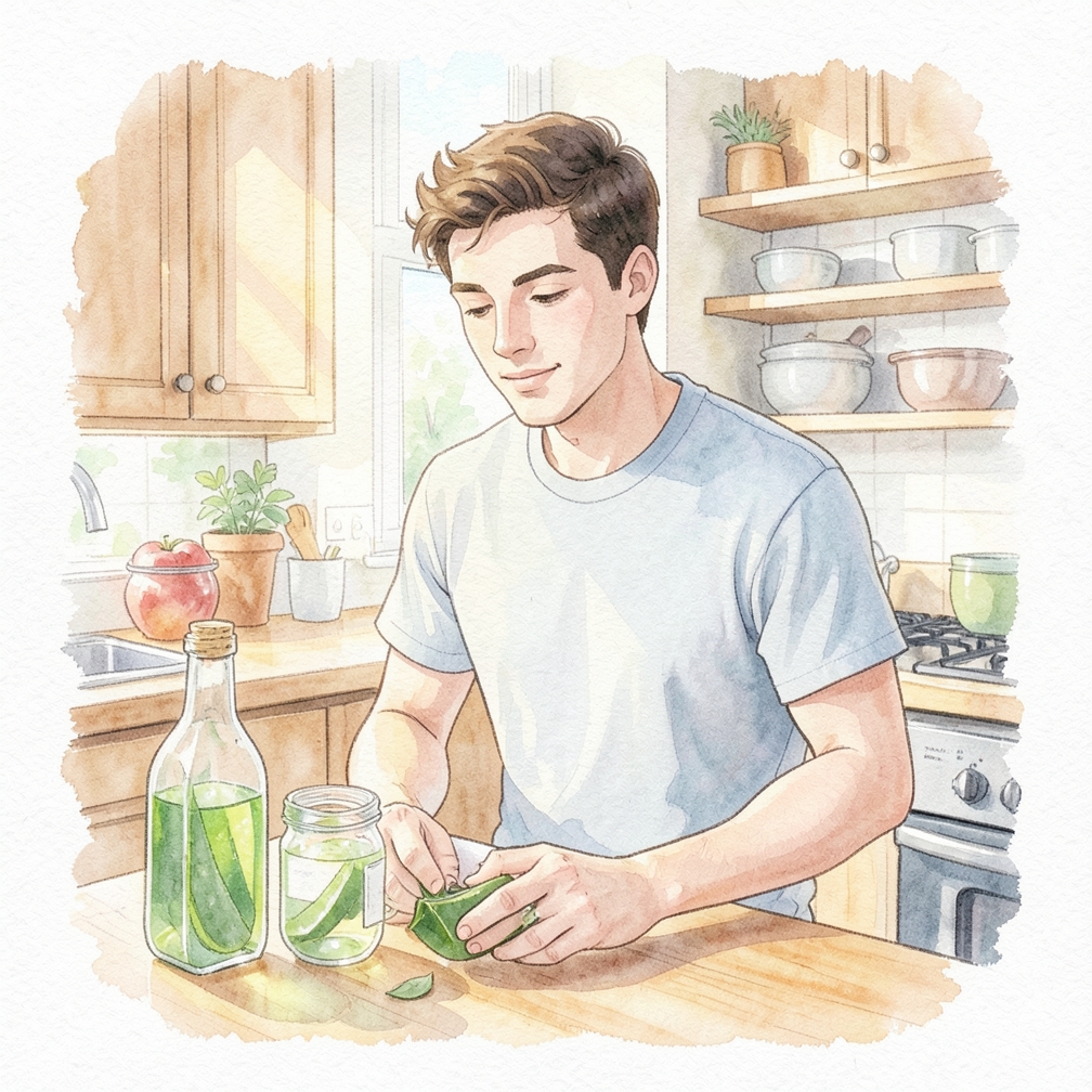 Mix the Aloe Vera Gel with Other Natural Remedies (Optional)