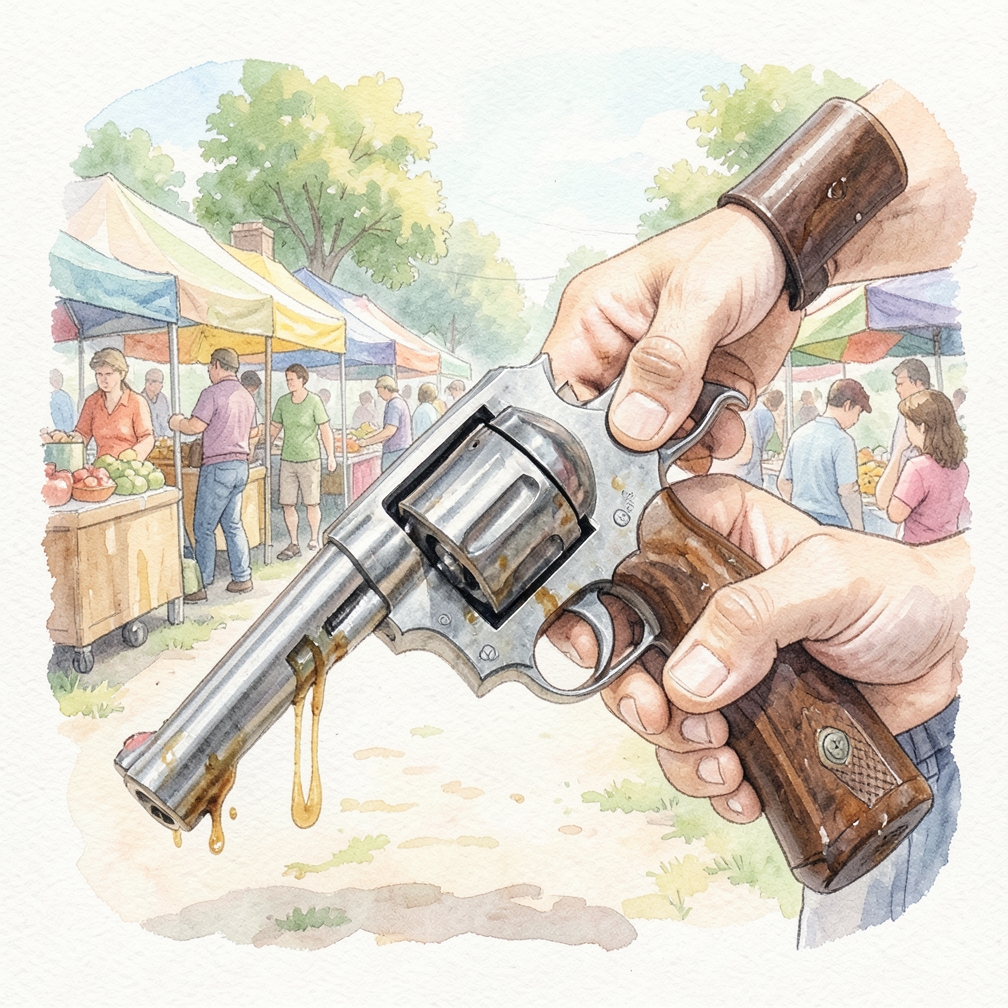 Lightly oil the gun as you reassemble it.