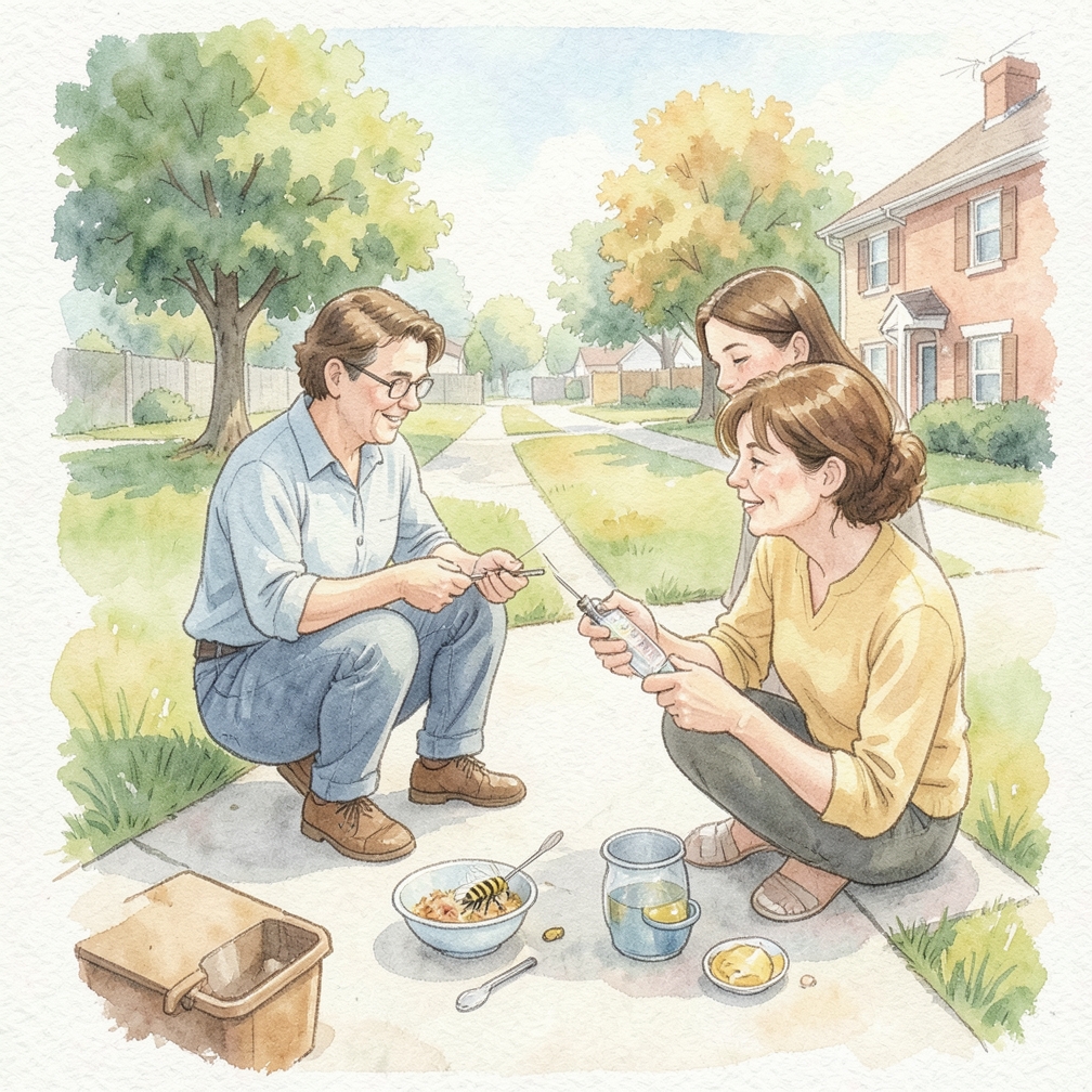 How to Handle Treat a Bee Sting Step by Step