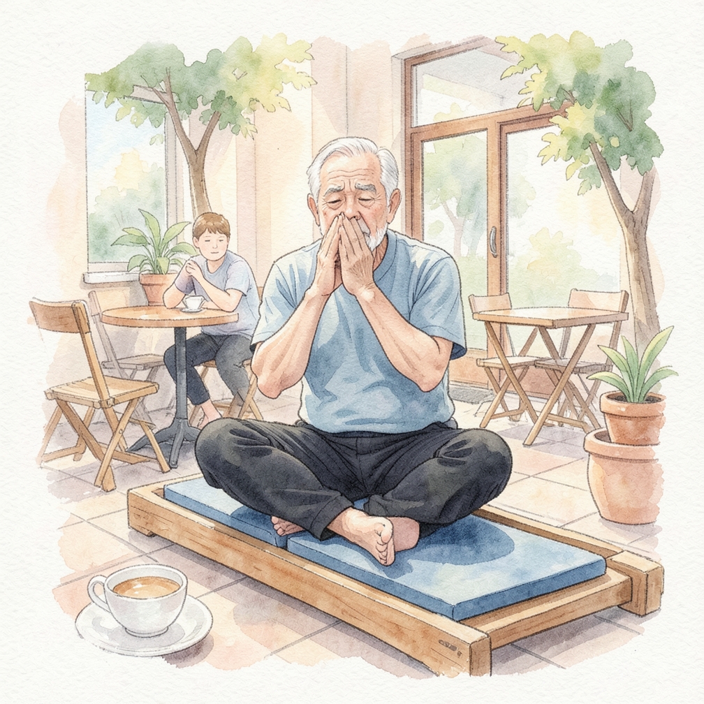 Learn the proper breathing technique.