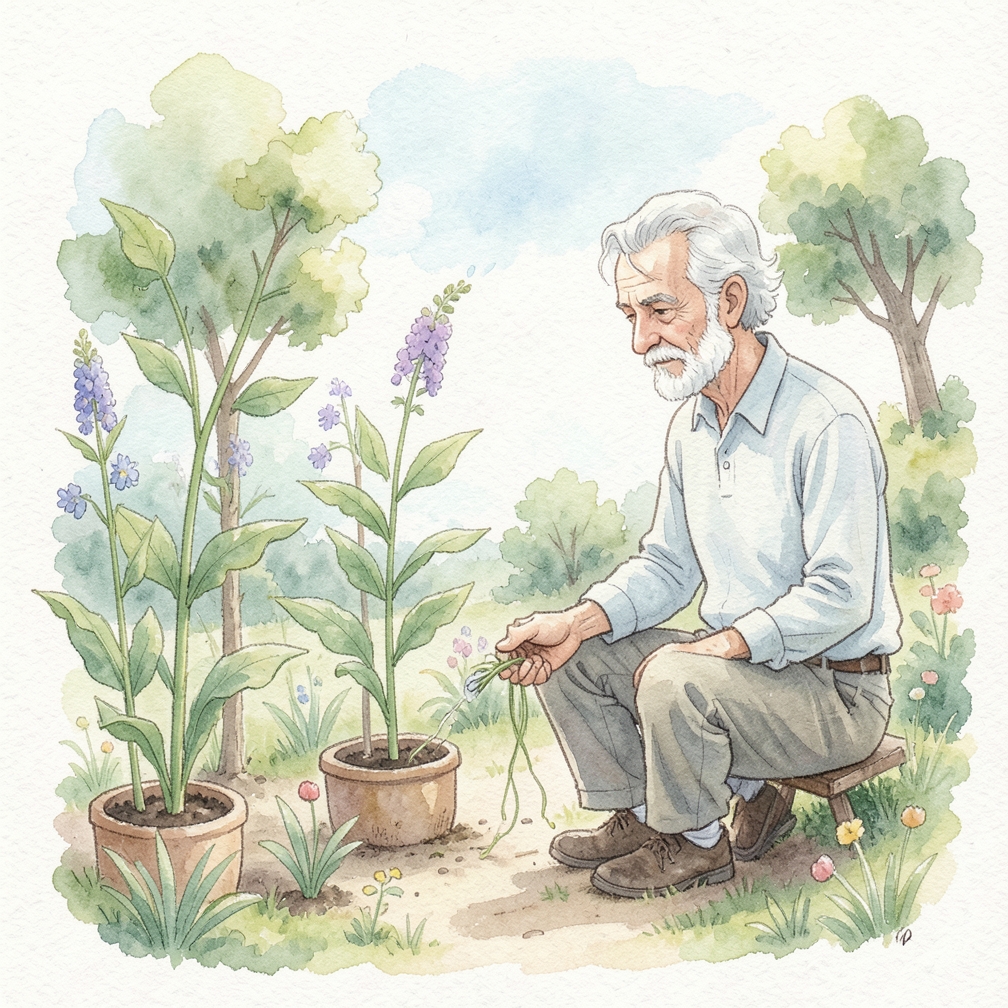 Use a starch-testing solution to test plants for glucose.