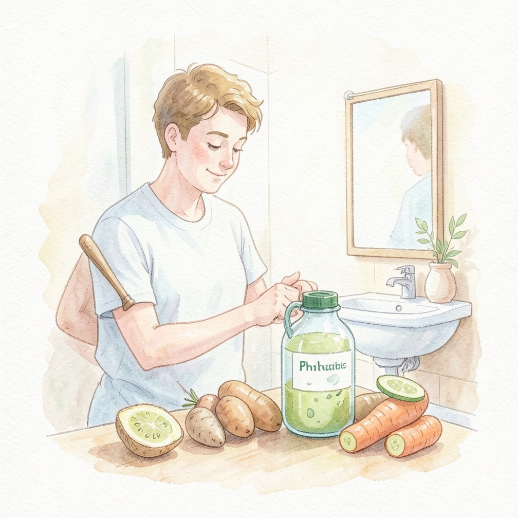 Eat foods that contain probiotics.