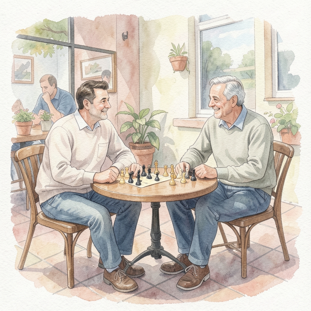 Block your opponent's checkers when they have 2 in a row.